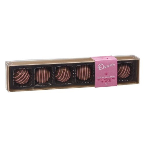 75g Marc De Champagne Milk Chocolate Truffles