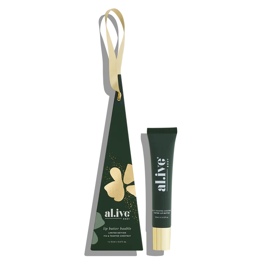 Limited Edition lip butter bauble - fig & toasted chestnut